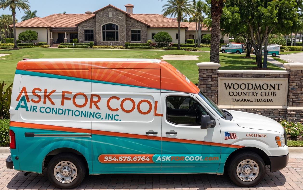 Ask For Cool Van In Front Of Woodmont County Club In Tamarac Fl