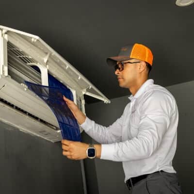 Maintenence On Ductless Minisplit Clean Filter